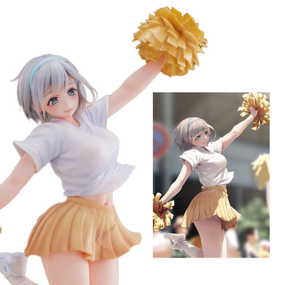 Anime/Manga - Cheerleader Riku 1/6th Scale Figure Hobby Sakura Illustration by Josun Limited Edition