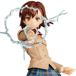 A Certain Scientific Railgun - Mikoto Misaka Figure Kaiyodo (Winter Ver.) Revoltech Amazing Yamaguchi Action