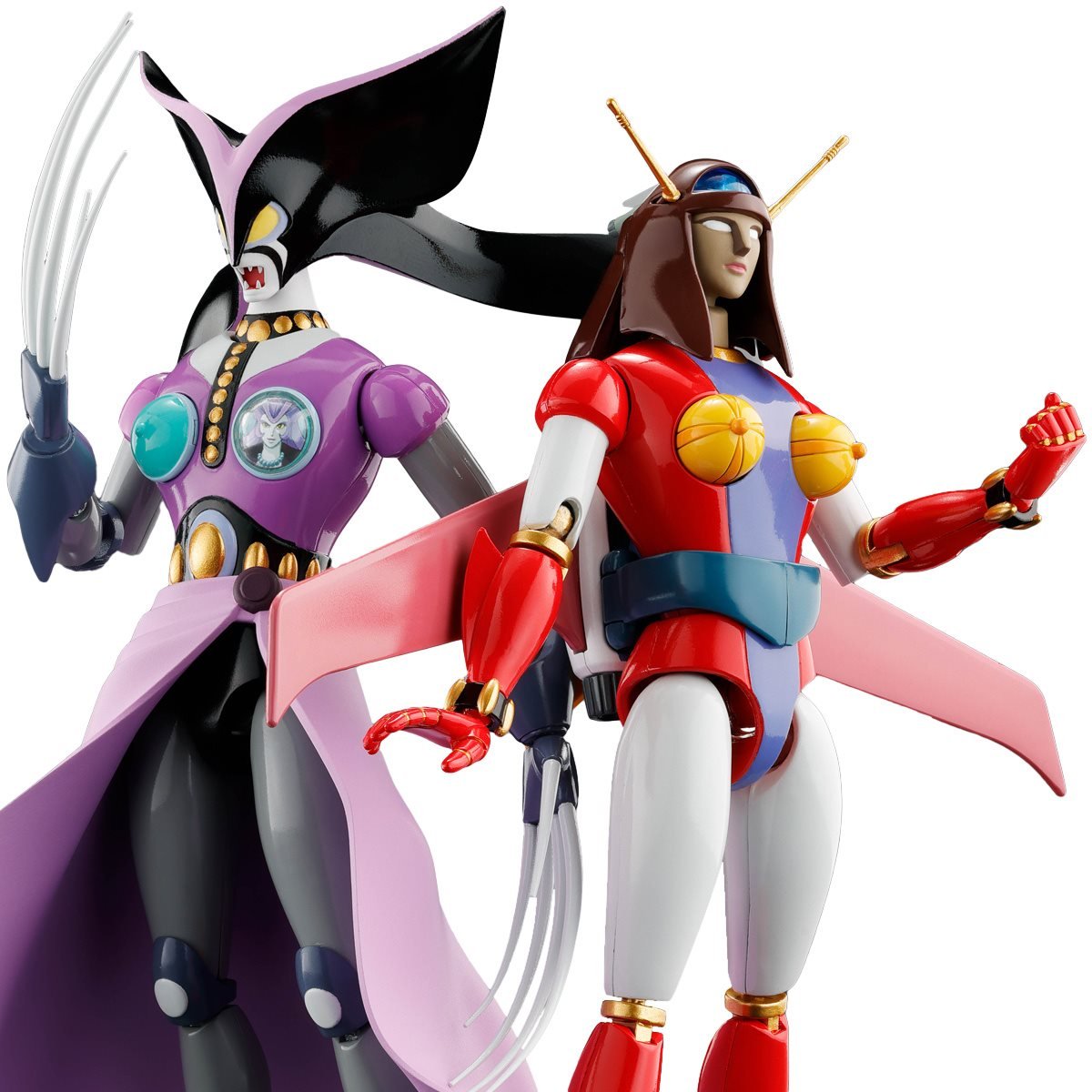 Great Mazinger - GX-114 Janus and GX-12R Venus Figure Bandai Tamashii Nations A Soul of Chogokin Action