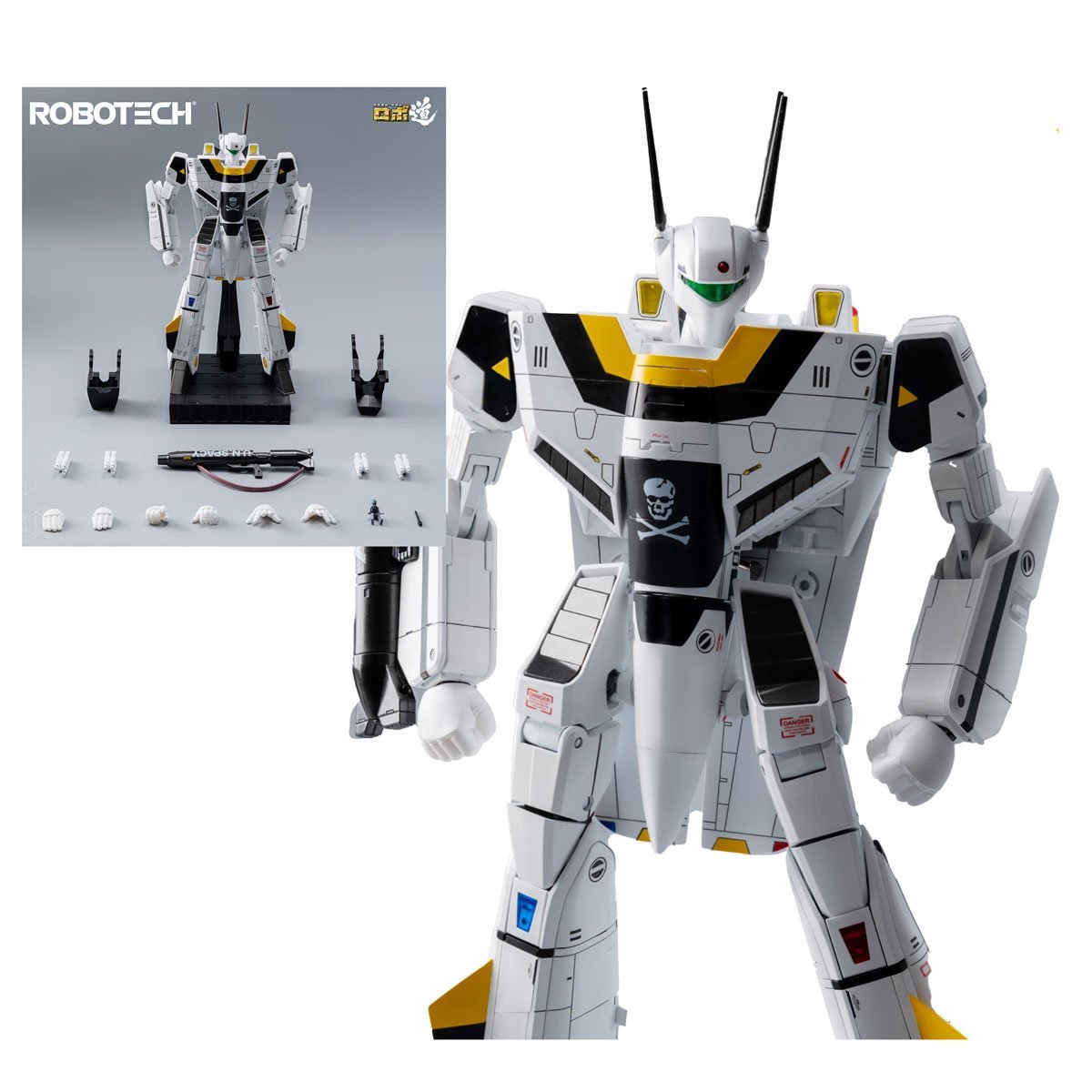 Robotech - VF-1S Veritech Figure Threezero Roy Fokker ROBO-DOU Action