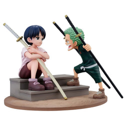 One Piece - Roronoa Zoro and Kuina Figure Ichibansho Road to Down Revible Moment