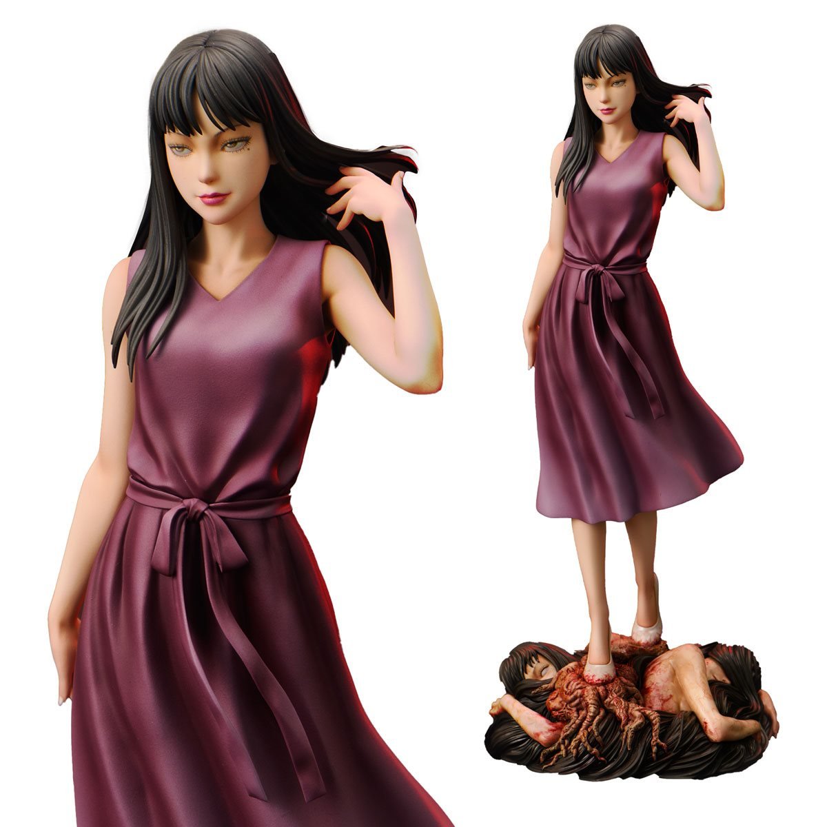 Junji Ito x Yoshiki Fujimoto - Tomie Figure Mamegyorai Collaboration