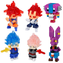 Dragon Ball - Goku, Vegeta Figure Nanoblock Series 1 Mininano Blind-Box Case of 6