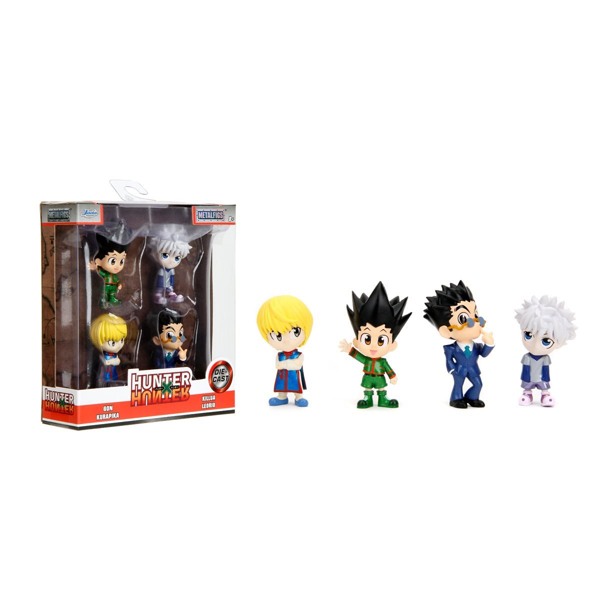 Hunter x Hunter - Gon Freecss Figure Jada Toys MetalFigs 2 1/2-Inch Die-Cast Metal Mini-4-Pack