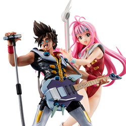 Macross 7 - Mylene Jenius and Basara Nekki Figure MegaHouse Fire Bomber LiveStage BOX