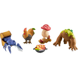 Delicious in Dungeon - Basilisk, Golem, Mimic, and Walking Mushroom Figure MegaHouse Creature Collection Katai Fantasy Puzzle Case of 4