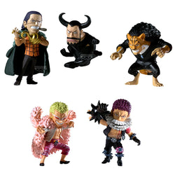 One Piece - Crocodile, Rob Lucci Figure Banpresto Rival World Collectable Mini-Case of 12