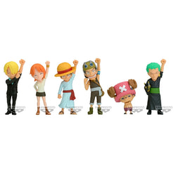 One Piece - Monkey D. Luffy, Roronoa Zoro, Sanji, Tony Tony Chopper, Nami, Usopp Figure Banpresto Sign of Our Fellowship World Collectable Mini-Case of 12