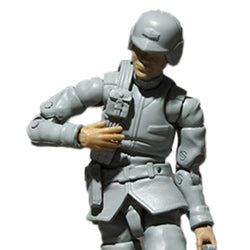 Mobile Suit Gundam Earth Federation - Army Soldier 01 1/18th Scale Action Figure MegaHouse Gundam Military Generation Professional