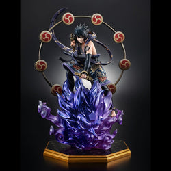 Naruto Shippuden - Sasuke Uchiha Figure MegaHouse (Thunder God) Precious G.E.M. Series