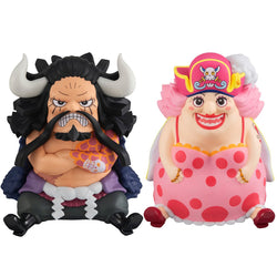 One Piece - Kaido the Beast & Big Mom Figure MegaHouse Lookup Series Set with Gift