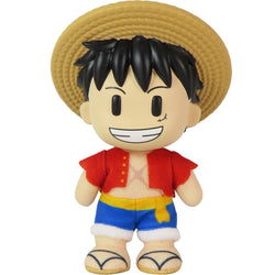 One Piece - Luffy FigureKey 4 1/2-Inch Moveable Plush Great Eastern Entertainment