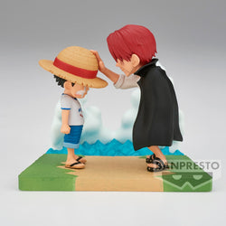 One Piece - Monkey D. Luffy and Shanks Mini-Figure Banpresto Log Stories World Collectable