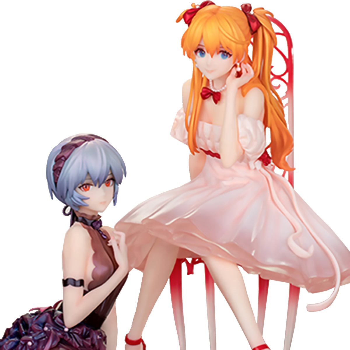 Neon Genesis: Evangelion - Rei Ayanami and Asuka Shikinami 1/7th scale Figure Myethos (Langley Whisper of Flower Ver.)