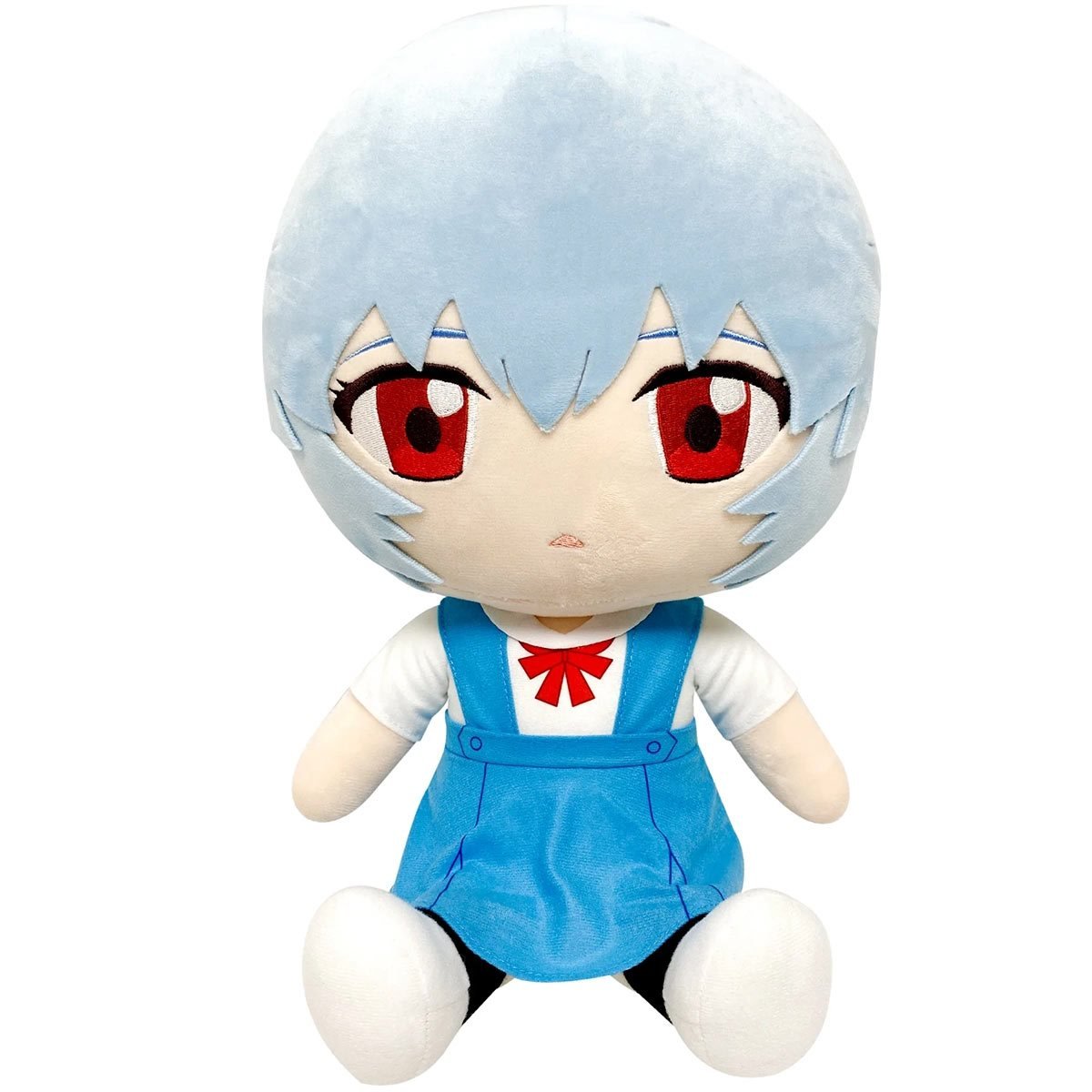 Neon Genesis Evangelion - REI Uniform 12-Inch Scale Sitting Plush Great Eastern Entertainment