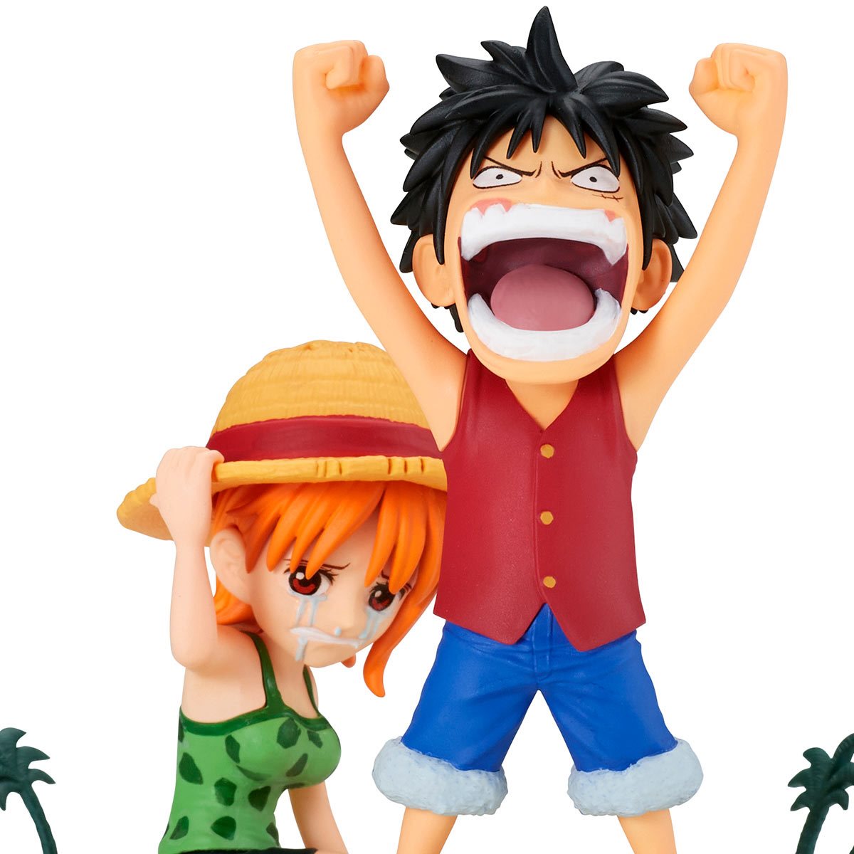 One Piece - Monkey D. Luffy, Nami Figure Banpresto (Log Stories) World Collectable