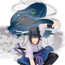 Naruto: Shippuden - Sasuke Uchiha Figure Banpresto (with Manda Panel Spectacle Special)