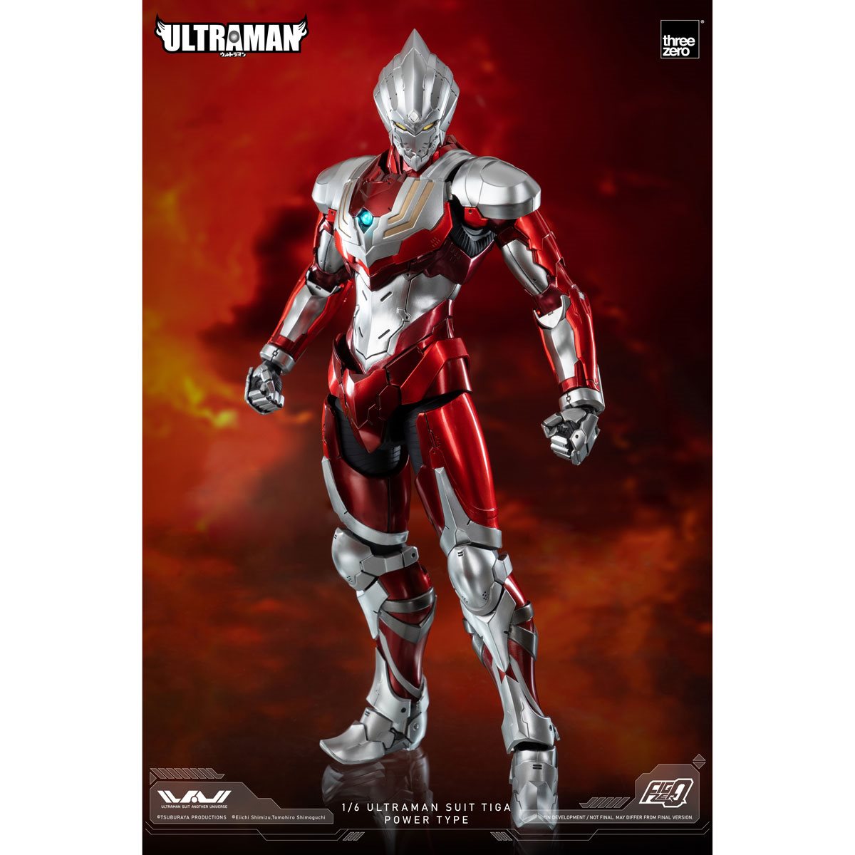 Ultraman Suit - Ultraman 1/6th Scale Figure Threezero Tiga Power Type FigZero