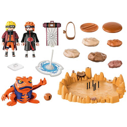 Naruto Shippuden - Naruto, Pain, Gamakichi Action Figure Playmobil 70667