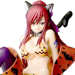 Fairy Tail - Erza Scarlet 1/7th Scale Figure Orcatoys (Halloween Cat Gravure Style)