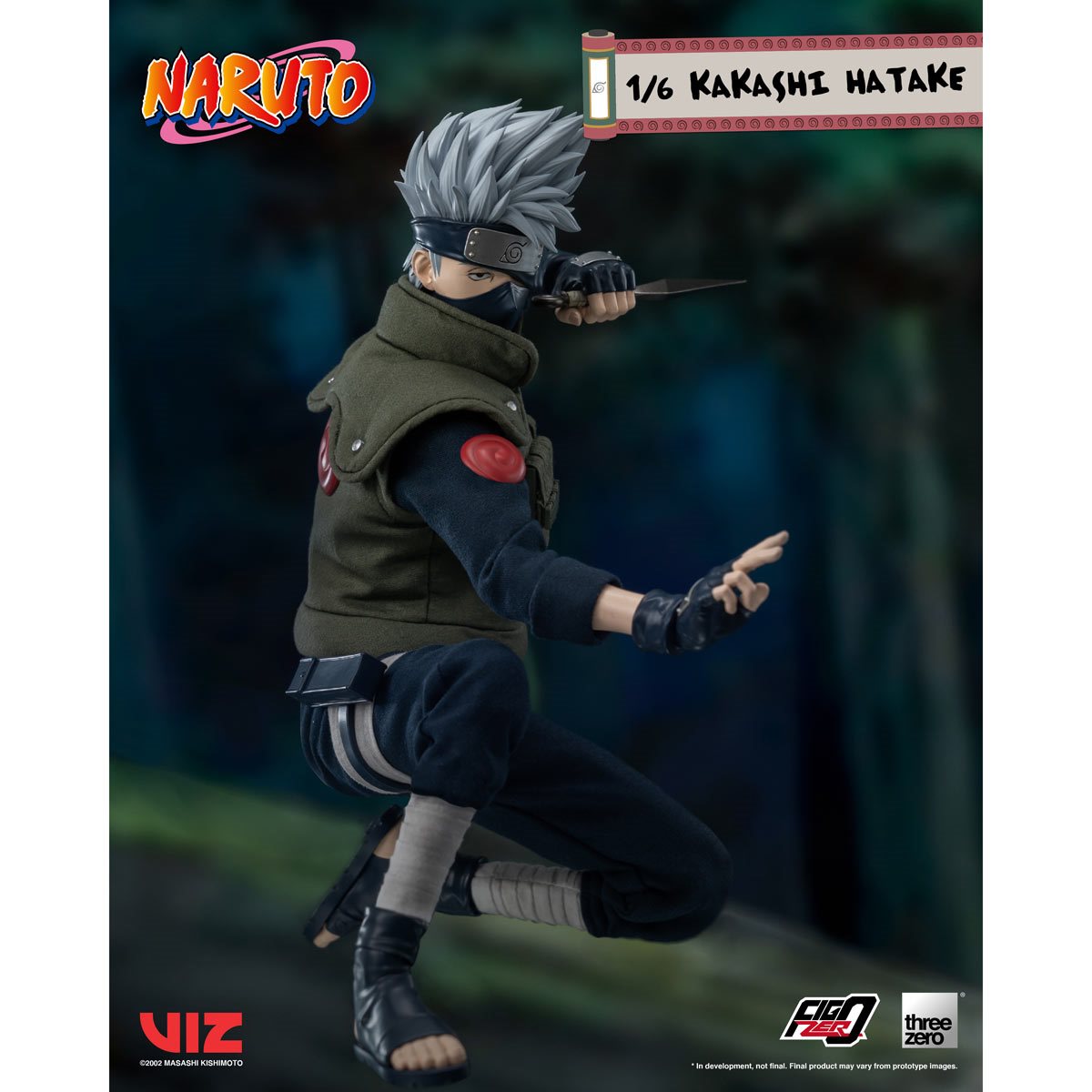 Naruto - Kakashi Hatake 1/6th Scale Action Figure Threezero FigZero ...