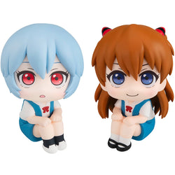 Rebuild of Evangelion - Rei Ayanami & Asuka Shikinami Langley Figure MegaHouse (Set with Gift) Lookup Series